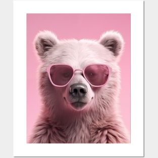 Adorable Pink Bear Posters and Art